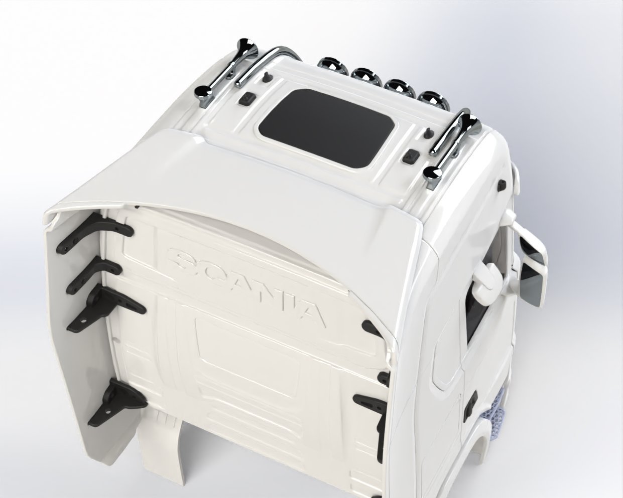 1/14 Customs Scania S Next generation Model Kit 8 1/14 Customs Scania S Next generation Model Kit