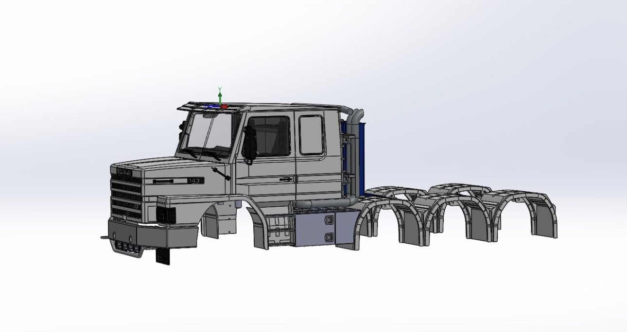 Scania T143 Medium Roof & Scania Next Torpedo – Legends in 1/14 Scale
