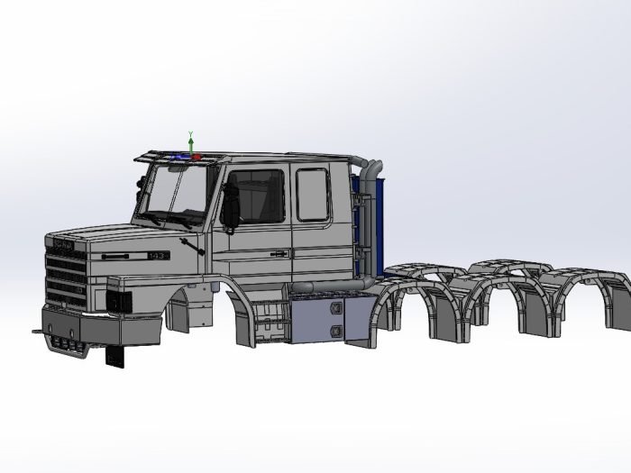1/14 Scania T143 Low hood 8x8
