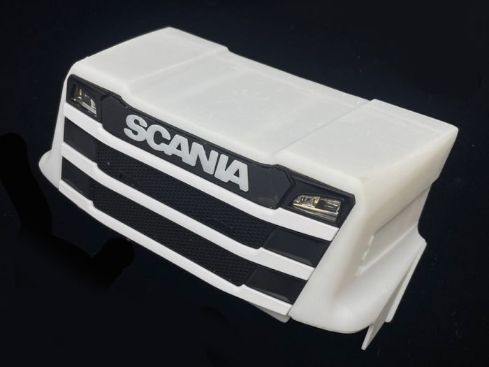 Vlastuin Torpedo Hood with Lights – 1/14 Scale for Tamiya Scania